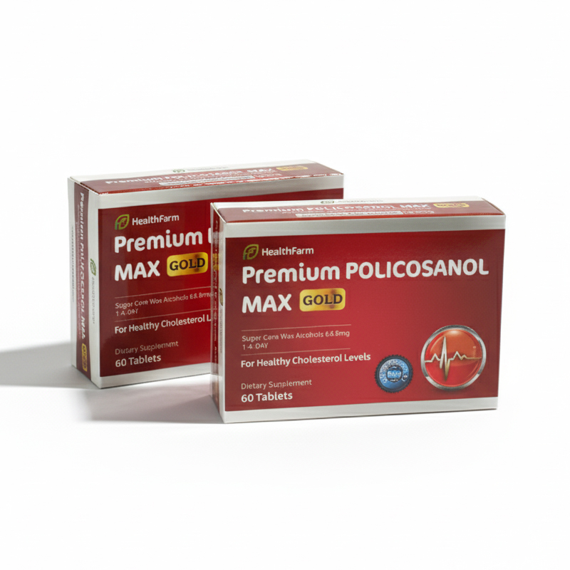 뉴질랜드 헬스팜 <b>프리미엄 폴리코사놀 맥스 골드</b> 66.8mg 60정, 2개