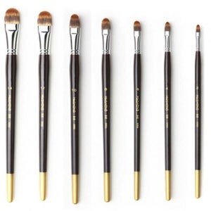 유화붓 화홍 아크릴붓 848F 6호 -41779 수채붓 판화 물감