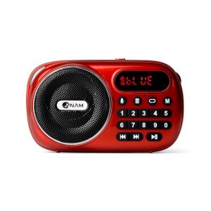 효도라디오 아남 휴 대용 블루투스 소형 MP3 USB FM라디오 여행 등산 낚시 량배터리