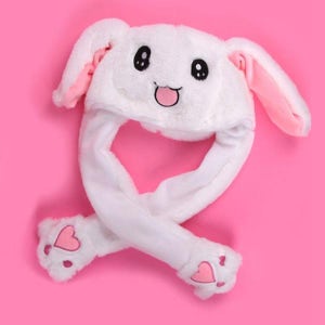토끼모자 귀쫑긋 움직이는 귀달이 털모자 방한모