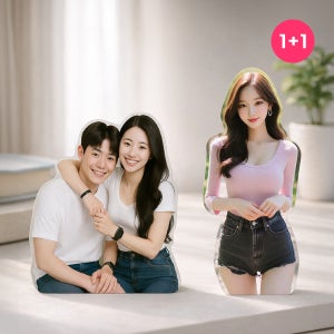 1+1 피규어 제작 개인 실제사진 실사 아기 강아지 고양이 AI 캐릭터 만들기