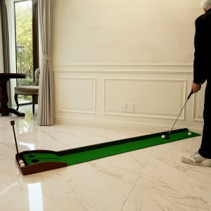 골프 퍼팅연습기 볼튐방지 퍼터거치형 실내 퍼팅매트 가정용 연습 퍼팅기