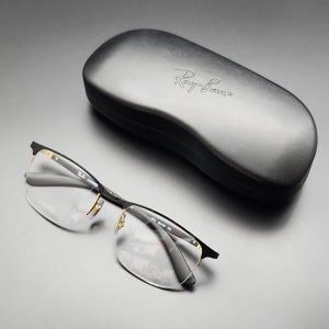 레이밴 가벼운 반무테 안경 라이트포스 RB6513 2890 남자 안경 선물