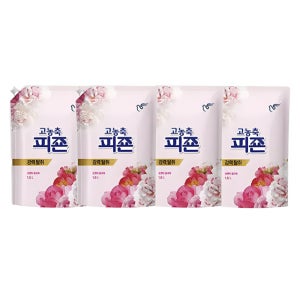 피죤 리치퍼퓸 오리지널 로맨틱 플라워 1.6L 4개