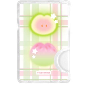 센스 토마토 맥세이프 교통 테그 카드 2장 옆 수납 지갑 포켓 케이스 상큼데이 과일 시리즈