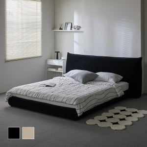 홈앤힐 네로 호텔침대 프레임 블랙 낮은헤드 라지킹 LK