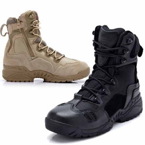 밀리터리 전투화 미군 군화 예비군 사막화 남자 워커 작업 지퍼 군용