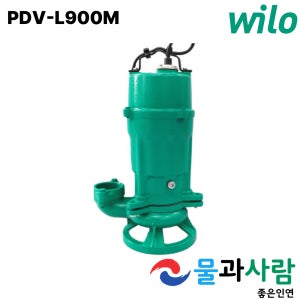 윌로펌프 PDV-L900M 배수펌프 수중 수동 펌프 1마력 비자동 오수 오배수 축사 폐수