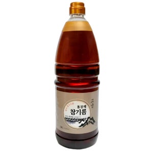 방앗간 참기름 1.8L 대용량 향이 참고소한 프리미엄 통참깨 참기름 100% 고궁