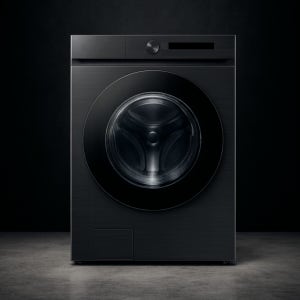 [1등급환급]삼성전자 비스포크 드럼 세탁기 AI 25kg 오토오픈도어 세제자동투입 올인원컨트롤 자동문열림 블랙캐비어(WF25CB8895BV)