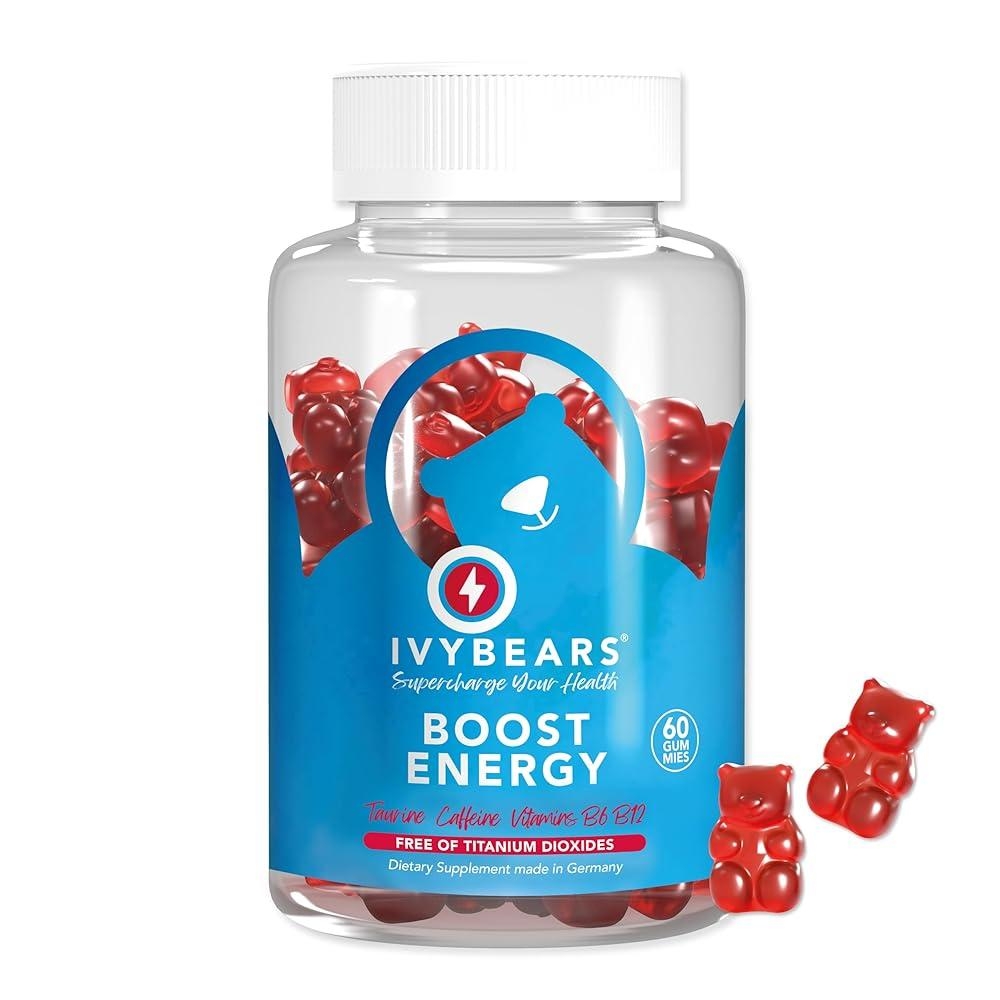아이비베어스 영양제 <b>Energy Boost</b> <b>비타민 B12</b> 츄어블 60개 IvyBears