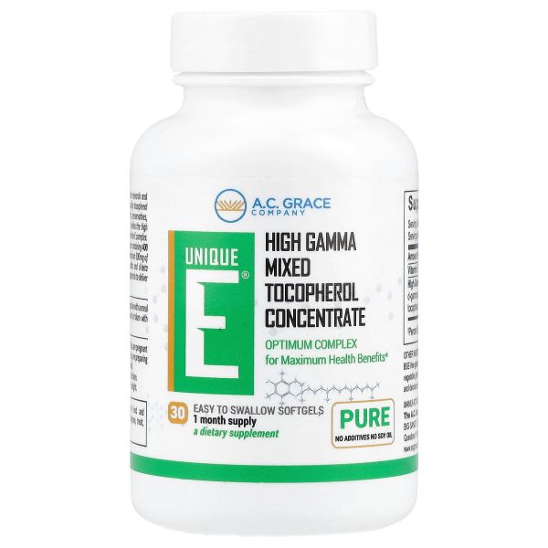 <b>A.C. Grace Company</b> Unique E 소프트젤 30정