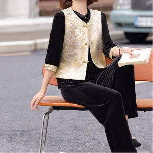 캐주얼 상하복 엄마 세트 여성 가을 투피스