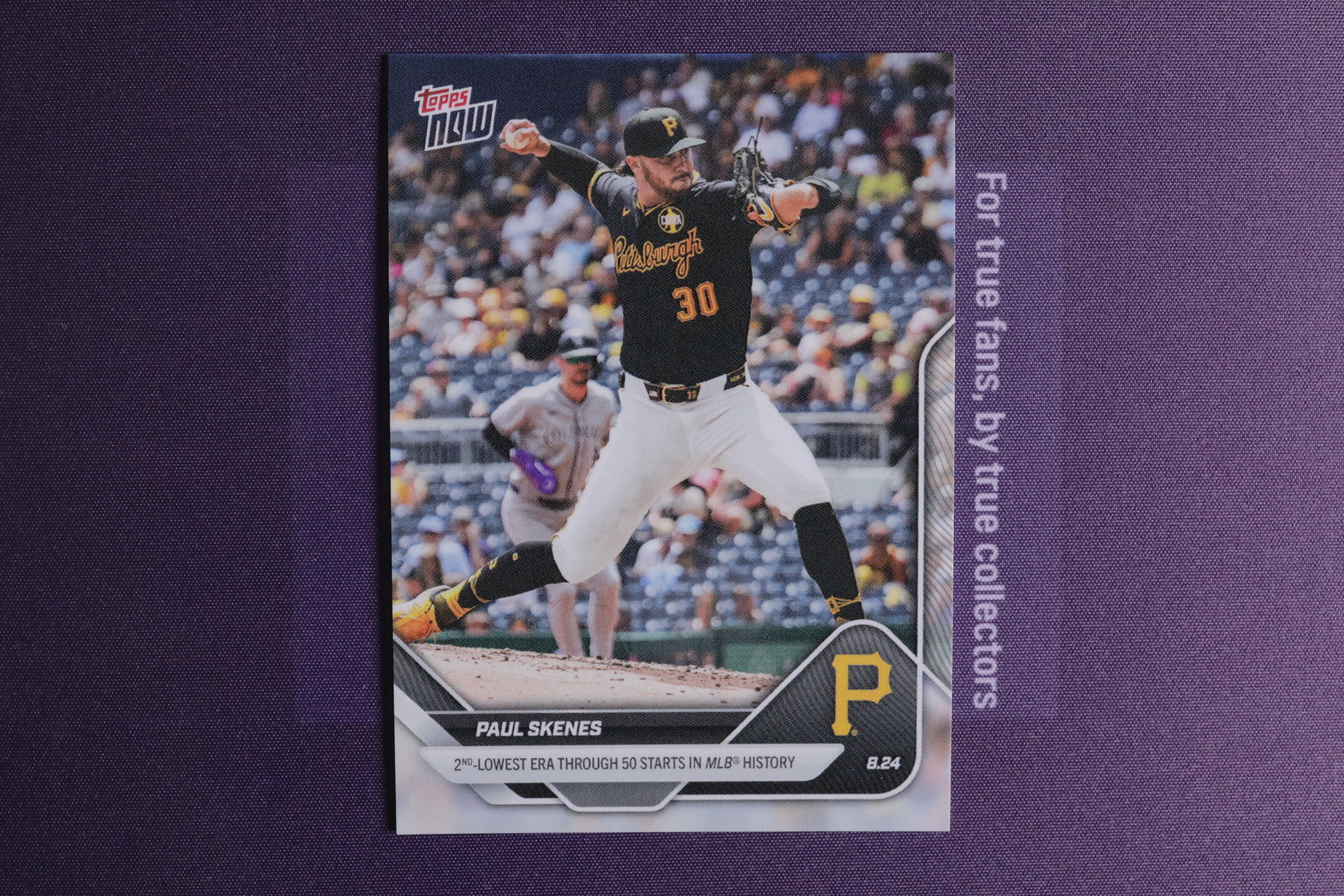 폴 스킨스 피츠버그 파이어리츠 2025.8.24. MLB 탑스 나우 야구카드 TOPPS NOW 스포츠카드