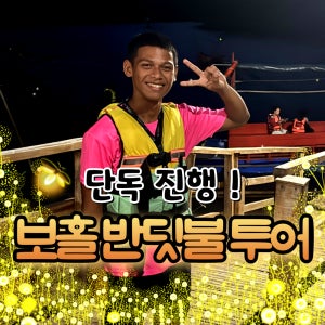 보홀 반딧불투어 아반탄강 세군데 방문 육상투어 동남아 자유여행 호텔 픽드랍 럭키호핑
