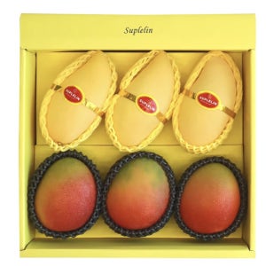 항공직송 애플망고 + 태국망고 명절 추석 과일 선물세트 2.8kg 총 6개입