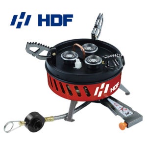 HDF 해동 MEGA 3구 강염버너 HC-1470 자동 점화 고화력 미니멀 스토브