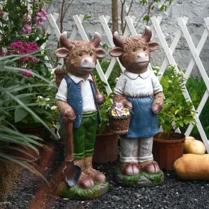 정원 야외 소 한우 장식품 마당 소품 카페 공원 조경 농장