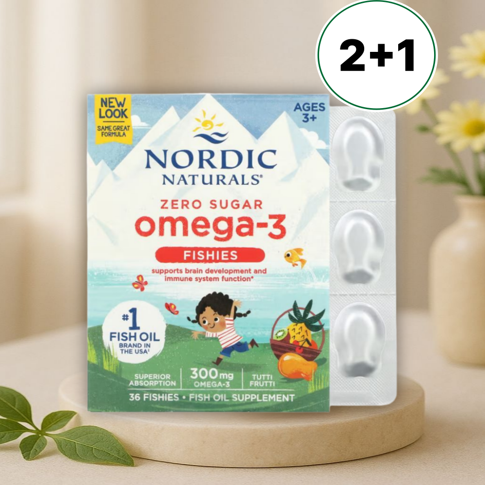 노르딕 <b>키즈 오메가3</b> 젤리 츄어블 무설탕 <b>투티프루티맛</b> 텐텐맛 만 3세이상 36개입, 3개