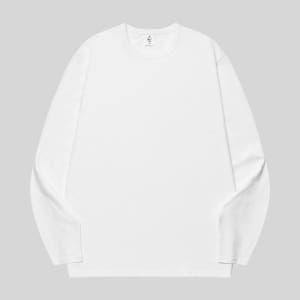 긴팔 목 안 늘어나는 기본 무지 티셔츠 면 20수