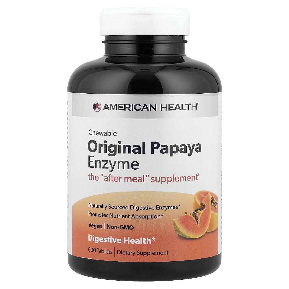 아메리칸헬스 오리지널 파파야 효소 <b>Original Papaya Enzyme</b> 츄어블 600정