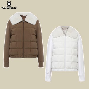 와이드앵글 여성 골프웨어 여자 구스다운 경량 패딩 에어튜브 하이브리드 다운 WWW25572