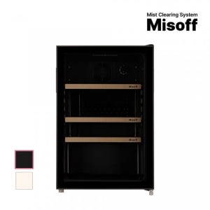 미소프 소형 냉장 쇼케이스 직냉식 118L 가정용 사무실 음료 주류 술 KRCE-HQ125