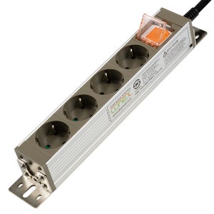 동양 루넥스 자동소화 과부하차단 스위치 4구 1.5m 멀티탭 화재예방 알루미늄 서버탭