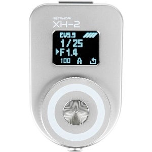 촬영 용품 일본 581334 アストロリ AstrHori 아스트롤리 XH-2(S) 노출계 라이트 미터 XH-2 유기 EL 디스플레이 탑재 USB 충전식 실버