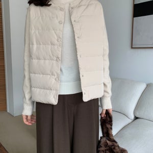 [일부당일] 나인콥 오리털100 초경량 멀티 니트 패딩 점퍼