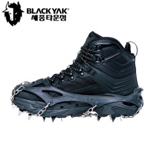 블랙야크 야크체인젠A 겨울 동계 눈 산행 스테인리스 스틸 아이젠 4BYIRXU901 블랙