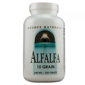 소스네츄럴 Source Naturals 알팔파 10 그레인 648mg 250정
