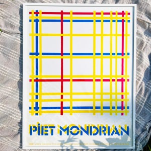 【Rare】 피에트 몬드리안 Piet Mondrian / New York City 전시포스터 (액자포함)