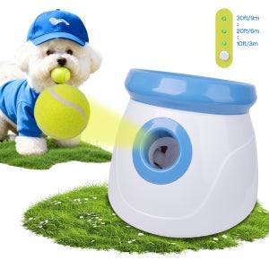 펫모먼트 강아지 자동공발사기 공던지기 움직이는 공놀이 전동장난감 페치게임+3테니스공