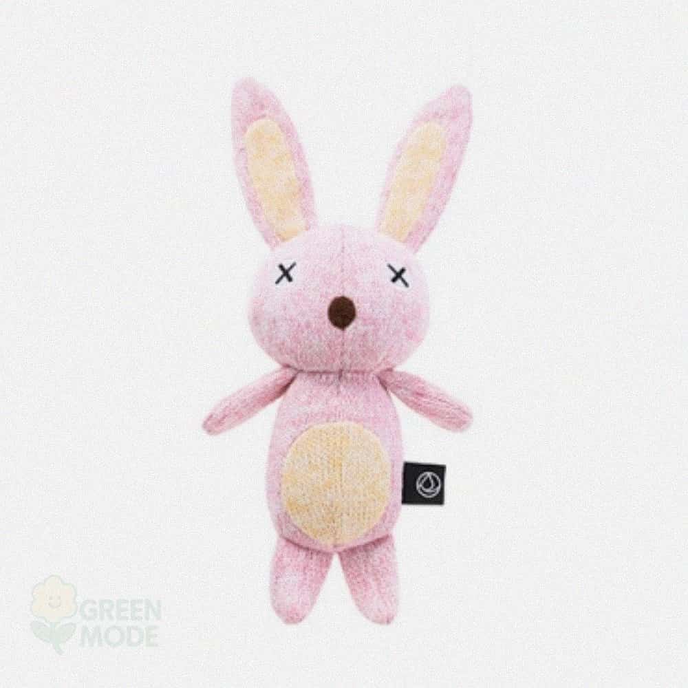 GM7 FAD 강아지 니트 인형 핑크바니 XS 반려견인형 강아지혼자노는장난감