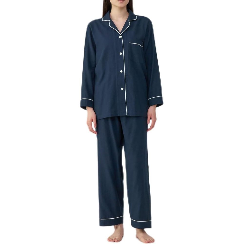 무인양품 더블 거즈 파자마 세트