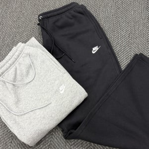 (국내매장판) 나이키 트레이닝 일자 기모 번지 팬츠 스우시 클럽 운동복