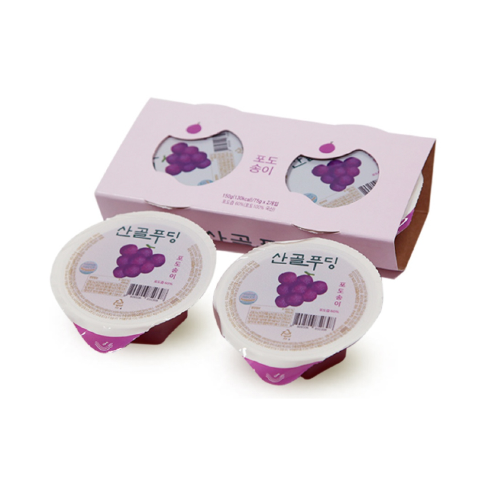 에코맘의 산골이유식 산골푸딩 포도송이 성분 분석