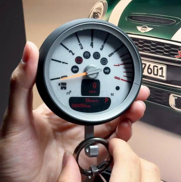 외제차 차키 걸이 BMW MINI R56 회전 속도계 모형 벽걸이 키걸이 선물용