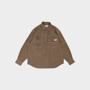 STORY MFG. 하베스트 셔츠 웡키웨어 카키
