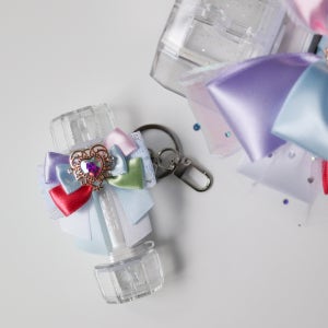 리본 키링 미니 응원봉 굿즈 제작 만들기