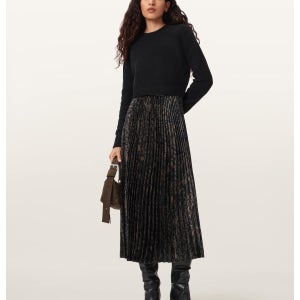 ALLSAINTS 올세인츠 EVIA 2IN1 DRESS 원피스 여성용 W174DD-10157 블랙 계열 기타