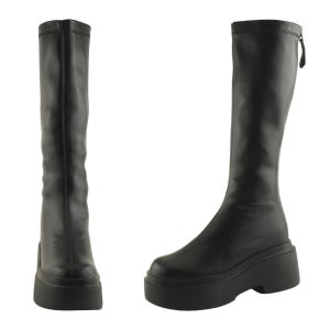 키높이 속굽 하이힐 통굽 수제화 롱부츠 10cm