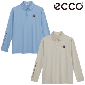 에코 골프웨어 남성 골프 티셔츠 컬러 블록 카라 긴팔 ECCO 어패럴 RCCLS10120