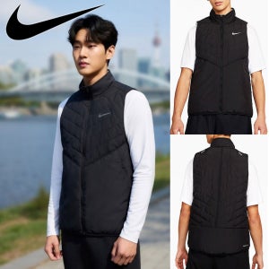 [오늘출발] 나이키 남자 경량 패딩조끼 써마핏 신세틱 러닝 베스트
