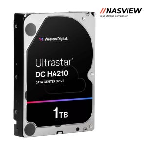 WD Ultrastar HA210 데이터센터 서버 NAS 엔터프라이즈 기업용 하드디스크 AS 5년 128MB, 1TB