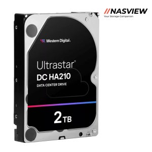 WD Ultrastar HA210 데이터센터 서버 NAS 엔터프라이즈 AS 5년 128MB, 2TB