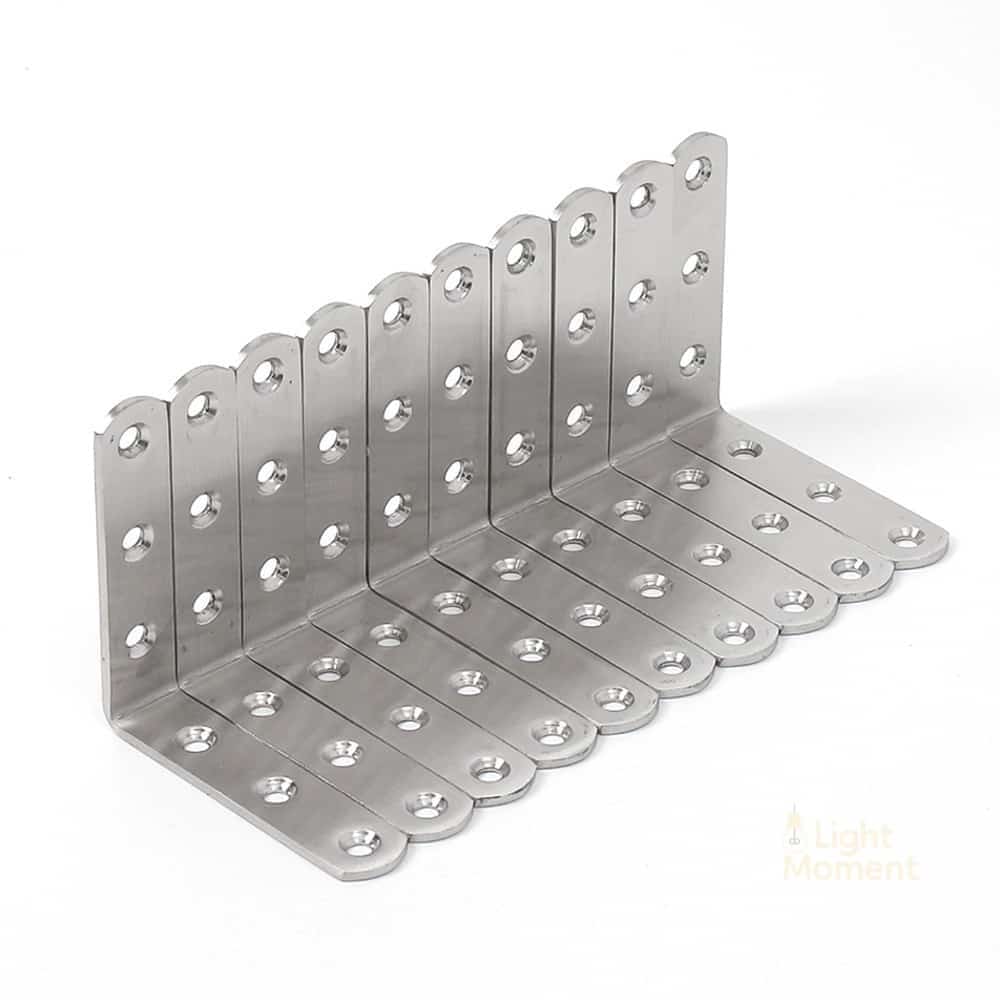LM6 코너철 10p 80x80 ㄱ자평철 고정대 평철꺽쇠 ㄱ자코너철
