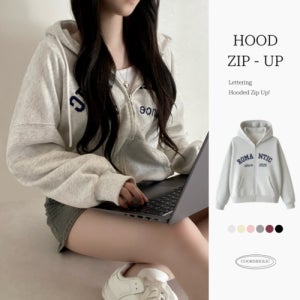 로맨틱 기모후드집업 루즈핏후드집업
