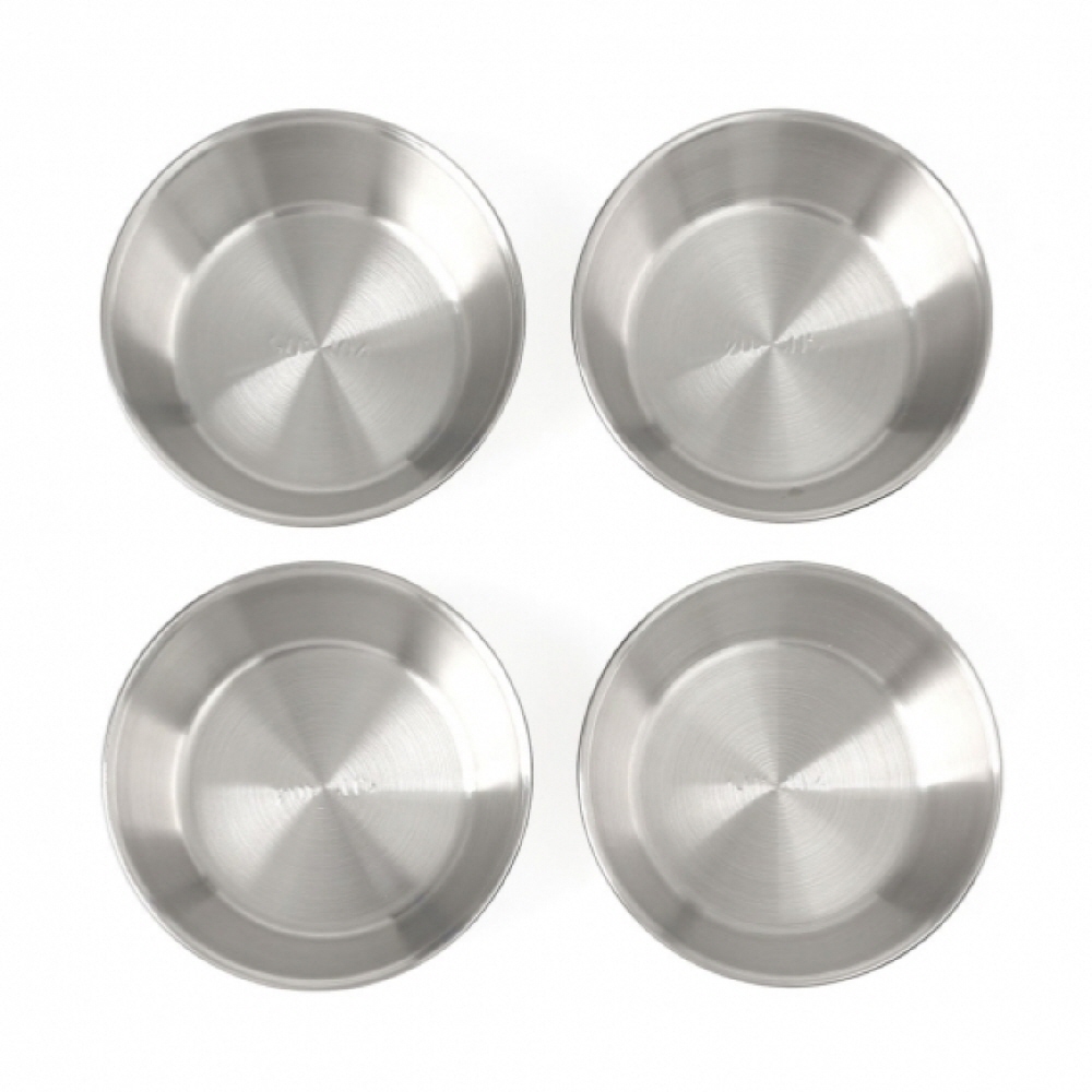 4개세트 스테인리스 캠핑라면그릇 막걸리사발 스텐술잔 스텐막걸리잔